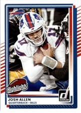 Josh Allen 2025 Donruss Rookies & Highlights Base Set card