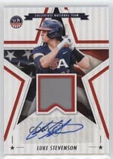 2025 Panini Stars & Stripes Signature Materials Luke Stevenson #SSM-LS card