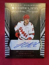 2025-26 Upper Deck Black Diamond Sparkling Rookie Scripts Alexander Nikishin #SRS-AN card
