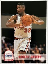 Henry James 1993-94 Hoops Base Set card