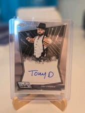 2026 Topps Chrome WWE NXT Autographs Tony D'Angelo #NXT-TON card