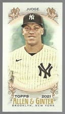 2021 Topps Allen & Ginter Aaron Judge #351