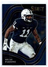 Micah Parsons 2022 Panini Select Draft Picks card