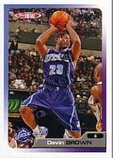 Devin Brown 2005-06 Topps Total Base Set card