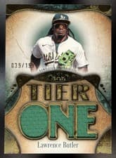 2026 Topps Tier One Tier One Relics Die-Cut Lawrence Butler #T1RD-LB card