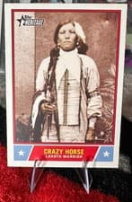 Crazy Horse 2025 Topps Heritage Notable Americans card