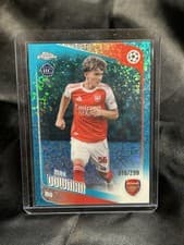 Max Dowman 2025 Topps Chrome UEFA card