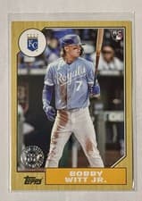 Bobby Witt Jr. 2022 Topps Update 1987 card