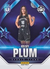 Kelsey Plum 2026 Panini Instant Unrivaled Studio Stars card