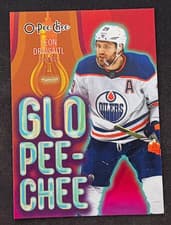 2024-25 O-Pee-Chee Glo Pee-Chee Leon Draisaitl #GLO-17 card