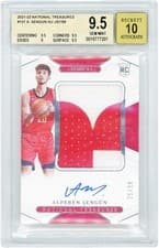 Alperen Sengun 2021 Panini National Treasures card