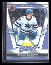 Macklin Celebrini 2025 Upper Deck MVP card