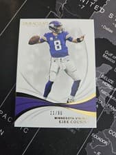 Kirk Cousins 2019 Panini Immaculate Collection card