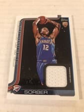 Thomas Sorber 2025-26 Topps Flagship Real One Relics card