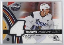 2025-26 SP Game Used 2025 4 Nations Face-Off Fabrics Juuso Valimaki #4N-JV card
