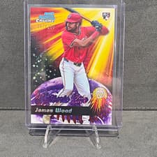 2025 Bowman Chrome Meteoric Rise James Wood #MR-5 card