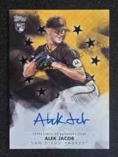 Alek Jacob 2024 Topps Update Baseball Stars Autograph card