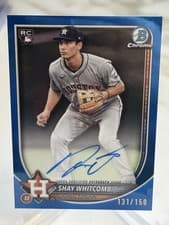 2025 Bowman Chrome Rookie Autographs Shay Whitcomb #CRA-SW card