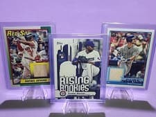 Kumar Rocker 2025 Topps Update Rising Rookies Relics card