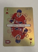 2025-26 O-Pee-Chee Playing Cards Lane Hutson #4-HEARTS card
