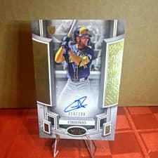 Jackson Chourio 2024 Topps Tier One Break Out Autographs card
