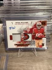 2025 Panini Impeccable Rookie Patch Autos Mykel Williams #5 card