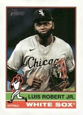 Luis Robert Jr. 2025 Topps Heritage card