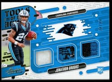 Jonathon Brooks 2024 Panini Absolute Tools of the Trade Triple card