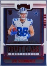 Luke Schoonmaker 2023 Panini Contenders Draft Class card