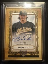 Barry Zito 2025 Topps Gilded Collection Topps Gallery of Gold Autographs card