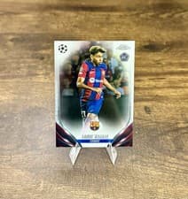Lamine Yamal 2023 Topps Chrome UEFA Club card