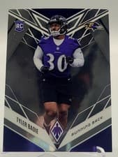 Tyler Badie 2022 Panini Phoenix card
