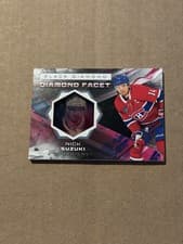 Nick Suzuki 2025-26 Upper Deck Black Diamond Diamond Facet card