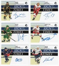 Tyler Bertuzzi 2019 SP Authentic Sign of the Times card