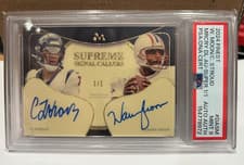 CJ Stroud/Warren Moon 2024 Finest Topps Mercury Dual Autographs card