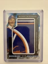 Matthew Schaefer 2025 Upper Deck Black Diamond Rookie Team Logo Jumbo Puzzle Patch card