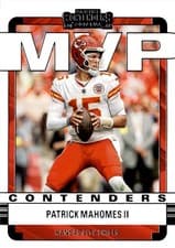 Patrick Mahomes II 2022 Panini Contenders MVP card