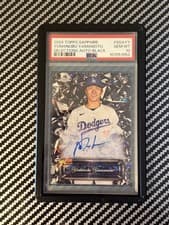 2024 Topps Chrome Sapphire Edition Selections Autographs Yoshinobu Yamamoto #SSA-YY card