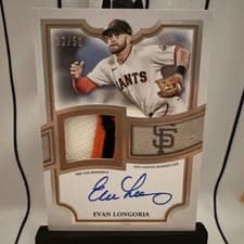 2025 Topps Autograph Patch Evan Longoria #TFAP2-EL card