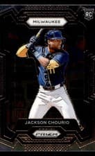 Jackson Chourio 2024 Panini Prizm card
