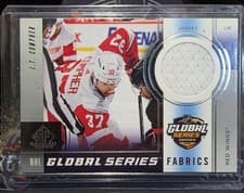 2024-25 SP Game Used 2023 Global Series Sweden Fabrics J.T. Compher #GSF-JC card
