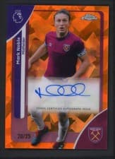 Mark Noble 2026 Topps Chrome Premier League Autograph card