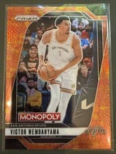 Victor Wembanyama 2024 Panini Prizm Monopoly card