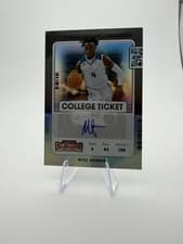 Mike Okauru 2022 Panini Chronicles Draft Picks Contenders College Ticket Autograph card