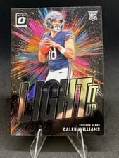 Caleb Williams 2024 Panini Donruss Optic Light It Up card