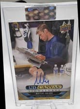 2024-25 Upper Deck Clear Cut Canvas Signatures Mattias Ohlund #CS-MO card