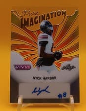 2025 Leaf Vivid Pure Imagination Autographs Nyck Harbor #PA-NH1 card
