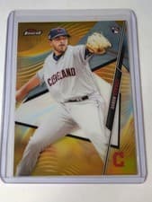 Aaron Civale 2020 Topps Finest card