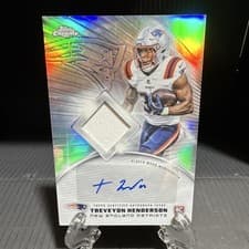 TreVeyon Henderson 2025 Topps Chrome card