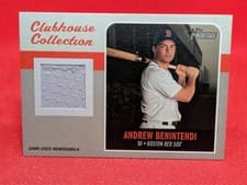 2019 Topps Heritage Clubhouse Collection Relics Andrew Benintendi #AB